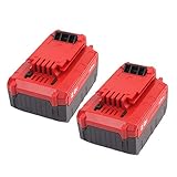 Vanon 4.0 AH 20 V MAX Li - Ion充電式交換用バッテリーポーターケーブルpcc685l pcc680l pcc682l pcc685lp 2 Pack レッド For Por