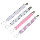 Baoblaze 全2スタイル　ベビー　おしゃぶりチェーン　赤ちゃん乳首チェーン　おしゃぶりホルダー　おもちゃんホルダー　0-6ヶ月 - スタイル1