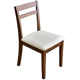 タンスのゲン ダイニングチェアー ２脚セット 木製 ダークブラウン PVCアイボリー 11719112 05