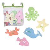 海外直送品Bath Toys Sea Friends, 5 Packets by Green Sprouts