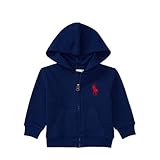 ポロラルフローレン ビッグポニー フルジップパーカー ネイビー (男の子12～24か月用) 12M [並行輸入品]