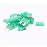 DealMuxオートカーキャラバントラックSUVボートATCブレードヒューズグリーン15A 32V 20個