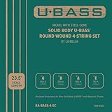 KALA カラ ウクレレベース(U・BASS)弦 Solid Body Series専用 Nickel Round Wound 4弦 KA-BASS-4-SC【国内正規品】