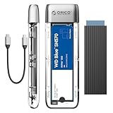 ORICO SSD 外付けケース NVMe/SATA両対応、工具不要透明USB3.2 Gen2 10Gbps高速転送 M.2 SSD 外付けケース、UASP Trim 対応 SSD M.2 ケース 2230/2242/2260/2280 M-Key/B&M Key（Nvmeのみ）SSD対応-TXM2M