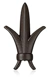 建築メールボックス3684rzトッパーFleur De Lis Rubbed Bronzeマーカーポール( 2 - Pack )