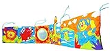 [dream Japan] 脳を刺激 ベビーバンパー 布絵本 かわいい 動物 リバーシブル 12面 視覚 聴覚 学習