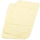 綿 100% パイル地 ベビー 防水シーツ ２枚組　70×120cm (クリーム)