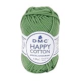 DMC HAPPY COTTON ハッピーコットン 並太 #780 グリーン系 約20g巻 約43m 5玉1袋 DMC392J