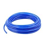uxcell ポリ ウレタン エア ホース10M 6mm x 4mm パイプチューブ ブルー