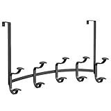 InterDesign Spa Over The Door 10-hookラックfor Coats 04507