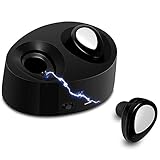 Note 8 bluetooth イヤホン ワイヤレス 、elecfanJ 左右分離型 完全ワイヤレス イヤホン 片耳 両耳とも対応 小型 高音質 ハンズフリー通話 マイク内蔵 防汗 防滴 充電式収納