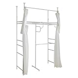 JKプラン e'walls つっぱり式クローゼットハンガーS カーテン付 ホワイト yb-0001 yb-0001-wh