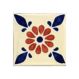 【ノーブランド品】[3月下旬頃～]メキシカンタイル10ｃｍ角6枚セット R8007