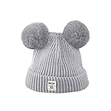 男女　5色　両毛球　ベビー　ニット帽 　女の子　春/秋/冬 防風・防寒・保温　ベビー 帽子 男の子　ベビー　ハット/帽子/キャップ/ハット　子供用/幼児/キッズ/新生児用　お宮参り/記念撮影 /誕生日