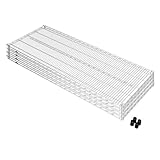 ルミナス ポール径25mm用パーツ 棚板 スチールシェルフ (幅152×奥61cm) [スリーブ付] 4枚 SHL-1560SL-4