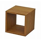 オープンラックシステム/マルチ収納棚 【幅30cm×奥行30cm×高さ30cm】 木目調 シンプル 3030 〔DIY 日曜大工 インテリア〕