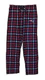 新しいEngland Patriots Adult Medium Plaid Loungeパジャマパンツチームカラー