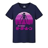 [PEKJI] 美少女戦士セーラームーン つきの 月野 うさぎ Sailor Moon アニメ 漫画 人気 おしゃれ スポーツ プリント Tシャツ メンズ/レディース 夏服 トップス 半袖 無地 通気性 ファッション ゆったり おもしろTシャツ