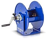 Coxreels 112WCL-6-02 Welding Hand Crank Cable Reel: #2 Cable gauge, 165' cable capacity, less cable,