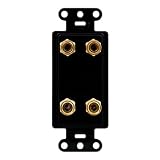 ONQ / Legrand F9005BK 7.1 Home Theater Expansion Kit, Black [並行輸入品]