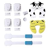 Safety Baby磁気ロックキャビネット& Drawers – ツールまたはネジ不要 – 子幼児用校正ロック、子供用Care BYN-T43