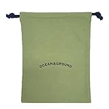 OCEAN＆GROUND オーシャンアンドグラウンド コットン巾着 中 カーキ