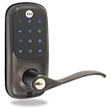 Yale Real Living Keyless Touchscreen Lever Lock in Oil Rubbed Bronze (Standalone) (YRL220) by Yale S