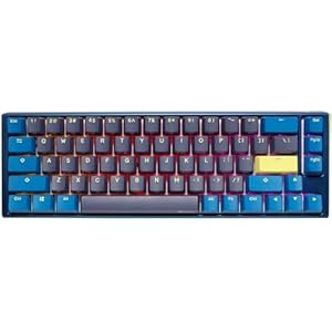 Ducky One 3 SF Daybreak 65% メカニカルキーボード:Quack Mechanics Dampening ホットスワップ対応Cherry MX シルバースイッチ、高密度PBT トリプルショットキーキャップ、RGB、US