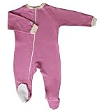 castleware Baby Footieパジャマ – 有機コットンフリース – 非スリップSoles – 9 Months – 6 Years US サイズ: XL カラー: ピンク
