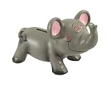 Jewel Eyes Elephant Shorty Coin Bank
