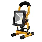LED投光器 WAYRANK フラッドライト 10W 超薄型 夜間作業 車載応急 防水 角度調整可能 2年保証 充電式 作業灯