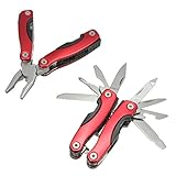 YCOSON 9 In 1ポータブルポケットマルチツールプライヤーサバイバルキャンプトラベルライフツール