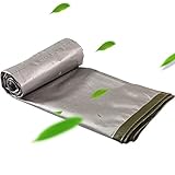 LIANGLIANG トラックシート屋外の防雨日保護厚い折りたたみ可能なターポリンプラスチック、23サイズ (色 : Dark green silver, サイズ さいず : 2 * 2m)