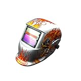 自動遮光　溶接面　溶接マスク　溶接ヘルメット　TIG、MAG、MIG、アーク対応/ 遮光速度1/25000秒 ソーラー電池採用　8番