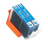 キヤノンインクカートリッジ321 320 XL Canon BCI-321XL Cシアン 2本パック 大容量 対応機種:PIXUS MP990 MP980 MP640 MP630 MP620 MP560 MP550 MP540 iP3600 iP4600 iP4700 MX860 MX870最新型ICチップ対応 残量表示あり