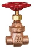 1/2"Sold BRS Gate Valve by Homewerks Worldwide Llc [並行輸入品]