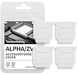 4個セット ホットシューカバー シューキャップ アクセサリーシューカバー Sony ソニー FA-SHC1M 互換 カメラ保護 接点保護 プラスチック α99 / α77 / α1 / α9 / α7C / α7 / α7R / ZV-E10 / ZV-1 / α6400 / FX30 その他 マルチインターフェースシュー搭載機種 対応 ホワイト - The Good Products