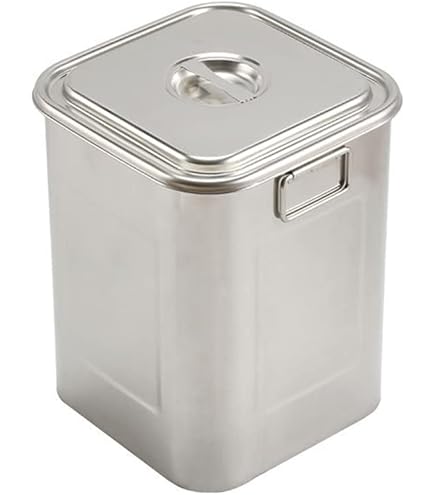 Amazon | 四角い寸胴鍋 業務用 寸胴鍋 ステンレス製 ふた付き 飲食店
