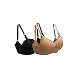 muledyレディースシームレスなマタニティ授乳授乳ブラ快適Sleeping bras4pack / 3pack / 2pack