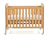 Kingparrot キングパロット ベビーベッド シーガル (アーモンド)専用マットレス付き