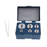 Fenteer 100g＆50g＆2x20g＆10g＆5g 天秤 秤用 精密校正用分銅セット ピンセット付き 物理学 数学 実験用 高品質