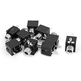 DealMux 9Pcs 3 Terminal 3.5mm Female Headphone Audio Jack Socket PCB Mount Connector