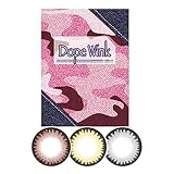 ドープウィンク マンスリー【度なし/1箱2枚入り】カラコン 1ヶ月 dopewink monthly 14.5mm 池田美優 みちょぱ カラーコンタクトレンズ アイキャッチシリーズ（ビターブラウン／0.00)