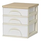 アイリスオーヤマ チェスト 小物 幅28.6×奥行36.4×高さ31.4cm アイボリー/ホワイト KCA-WT421