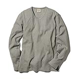 [アヴィレックス] ロンT デイリー Vネック リブTEE (抗菌) (防臭) DAILY RIB V-NECK TEE 6153480 メンズ