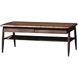 ISSEIKI センターテーブル 幅100㎝ ブラウン 木製 ELAN 100 CENTER TABLE (MBR)