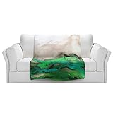 ブランケットウルトラソフトFuzzy 4サイズ！DIANOCHEデザインからby Julia Di Sano冬波グリーンホームDecor Unique Designer芸術的スタイリッシュな寝室アイデ