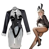 [NIUKACOS] ニケ コスプレ 勝利の女神 NIKKE コスプレ衣装 バニースーツ バイパー ルピー ブラン ノワール バニーガール ゲーム コスプレ 大人用 コスチューム ハロウィン 仮装 撮影会 イベント ブラン L