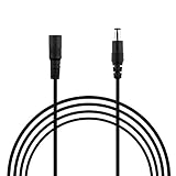 SIM&NAT Male to Female 2.1mm x 5.5mm DC Extension Wire Power Jack Adapter Barrel Plug Cable, 9.85Ft 