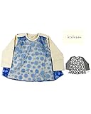 【子供服】 kids zoo (キッズズー) オパール水玉柄重ね着裏毛トレーナー 70cm～95cm W64602